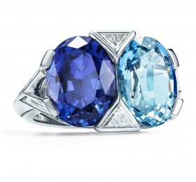 蒂芙尼BLUE BOOK高级珠宝2018 BLUE BOOK铂金镶嵌戒指戒指
