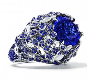 蒂芙尼BLUE BOOK高级珠宝2018 BLUE BOOK绣球花造型戒指戒指