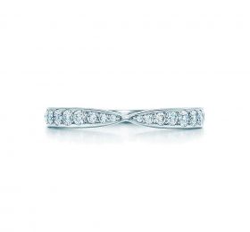 蒂芙尼结婚戒指Tiffany Harmony™ 珠链式钻戒戒指