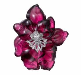 卡地亚Caresse d’Orchidées高级珠宝胸针 胸针
