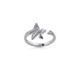ENZO钻石系列MOMENT 纪念系列18K白金镶蓝宝石及钻石戒指戒指