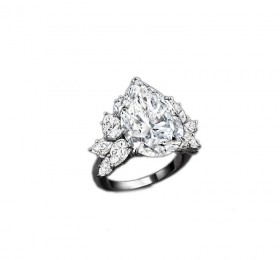 海瑞温斯顿经典温斯顿风格锦簇花环WINSTON™ CLUSTER钻石戒指 戒指