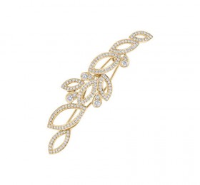 海瑞温斯顿LILY CLUSTER珠宝系列 Lily Cluster钻石黄金发夹 发饰