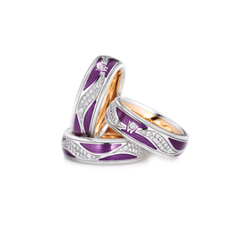 华洛芙紫晶系列紫晶之吻戒指