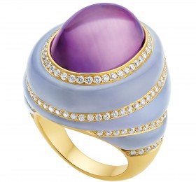 宝格丽紫水晶戒指 戒指
