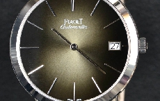 沉稳内敛 实拍伯爵Piaget Altiplano 40毫米暗灰色表盘腕表