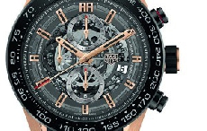 TAG Heuer 泰格豪雅Carerra卡莱拉系列 Heuer-01玫瑰金款腕表