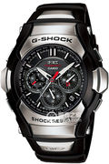 卡西欧G-SHOCK系列GS-1300-1A 银色+黑色表带